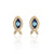 Women Geometric Geometric Copper Stud Earrings