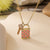 Minimalist Irregular Geometric Copper Pendants