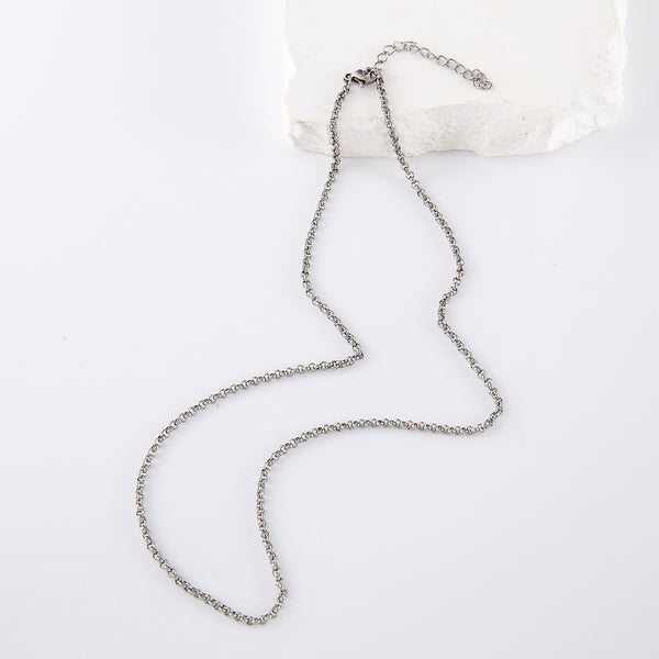 Minimalist Round Stainless Steel Handmade Necklaces