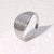 Minimalist Stripe Geometric Stainless Steel Electroplating Rings