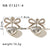 IG Style Heart Bowknot Heart Bowknot Stainless Steel Electroplating Earrings