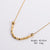 Retro Vintage Droplet Stainless Steel Electroplating Necklaces