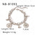 Women IG Style Sagittarius Capricorn Scorpius Libra Virgo Zodiac Sign Zodiac Sign Stainless Steel Electroplating Bracelets