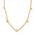 Fashion Heart Stainless Steel 18K Gold Plated Necklaces