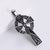 Men Metal Retro Vintage Cross Stainless Steel Polishing Pendants