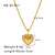 IG Style Heart Geometric Stainless Steel Electroplating Necklaces