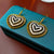 Medieval Heart Geometric Alloy Electroplating Earrings