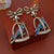 Medieval Bird Geometric Bowknot Alloy Electroplating Earrings