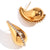 Fashion Ellipse Geometric Stainless Steel 18K Gold Plated Earrings