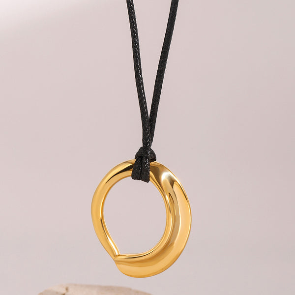 Minimalist Stainless Steel Electroplating Necklaces