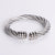 Hip Hop Circle Titanium Steel Electroplating Bangles