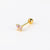 Cute Women Flower Petal Clover Copper Electroplating Rings