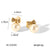 IG Style Pearl Bowknot Heart Geometric Stainless Steel Electroplating Earrings