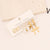 Women Heart Tassel Butterfly Stainless Steel Electroplating Earrings