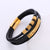 Cute & Edgy Men Irregular Rhombus Titanium Steel Electroplating Bracelets