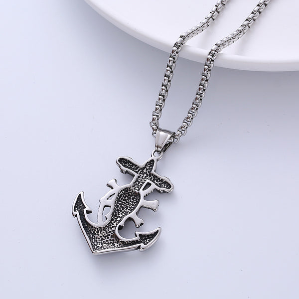 Chinese Owl Chinese Zodiac Animal Stainless Steel Polishing Pendants