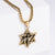 Men Metal Retro Vintage Star Stainless Steel Electroplating Pendants