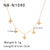 IG Style Octagram Geometric Stainless Steel Electroplating Necklaces