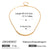 Circle Geometric Stainless Steel Electroplating Necklaces