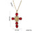 Chic Cross Geometric Titanium Steel 18K Gold Plated Necklaces