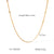 IG Style Chain Geometric Stainless Steel Electroplating Necklaces