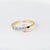 IG Style Women Freesia Flower Copper Electroplating Rings