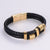 Men Metal Leather Bangles