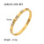 Women IG Style Geometric Stainless Steel 18K Gold Plated Bracelets