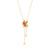 Vintage Retro Butterfly Insect Stainless Steel Oil Dripping Necklaces