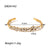 Women IG Style Geometric Stainless Steel 18K Gold Plated Bracelets