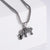 Unisex Metal Retro Vintage Chinese Zodiac Animal Stainless Steel Electroplating Pendants