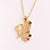 Women Butterfly Butterfly Zircon Diamond Inlay Necklaces