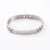 Fashion Unisex Round Geometric Stainless Steel Bracelets