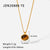 IG Style Stainless Steel 18K Gold Plated Necklaces