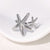 Expressive Starfish Animal Chinese Zodiac Stainless Steel Electroplating Rings