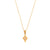 Fashion Quadrilateral Geometric Stainless Steel 18K Gold Plated Necklaces