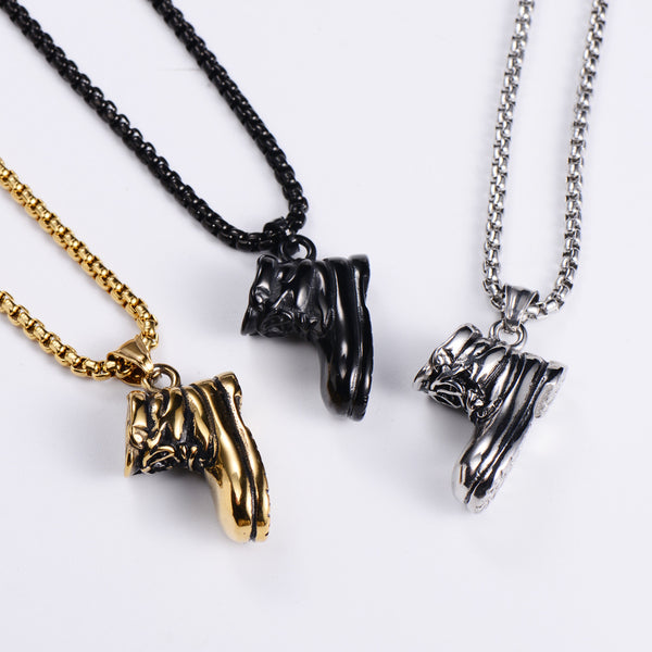 Men Metal Skull Retro Vintage Stainless Steel Pendants