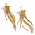 Minimalist Stripe Geometric Stainless Steel 18K Gold Plated Drop Earrings