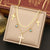 Expressive Cross Stainless Steel Electroplating Necklaces