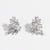 Niche Quadrilateral Stripe Star Geometric Copper Electroplating Stud Earrings