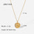 Cartoon Geometric Stainless Steel 18K Gold Plated Necklaces