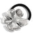 Fashion Flower Stainless Steel Electroplating Hair Ties