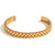 Fashion Circle Stainless Steel 18K Gold Plated Bangles