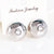 Moderate Luxury Irregular Heart Heart Droplet Copper Diamond Inlay Stud Earrings