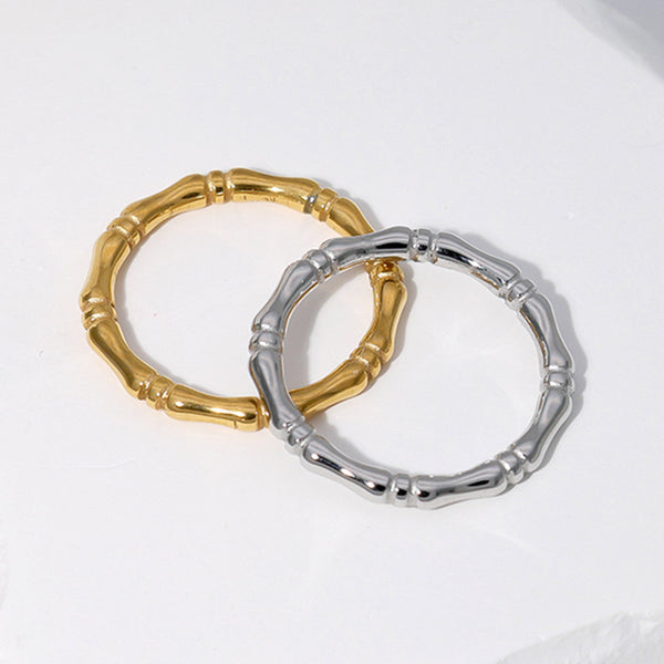 Japanese / Korean Tree Stainless Steel Electroplating Rings