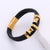 Exotic Men Metal Pearl Skull Leather Electroplating String Bracelets