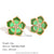 Fashion Petal Geometric Flower Stainless Steel Electroplating Necklaces