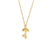 Fashion Round Geometric Stainless Steel 18K Gold Plated Necklaces