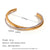 Minimalist Ellipse Stainless Steel 18K Gold Plated Bangles