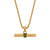 Minimalist Stripe Geometric Stainless Steel 18K Gold Plated Necklaces